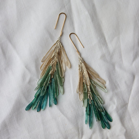 Snow-Capped Evergreen Earrings