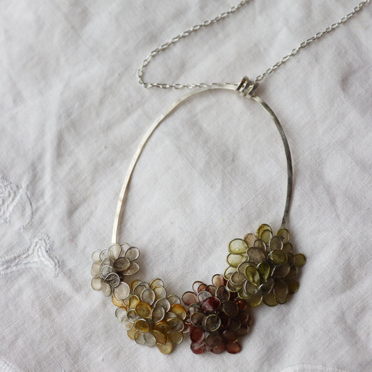 Posy Necklace : soft neutrals