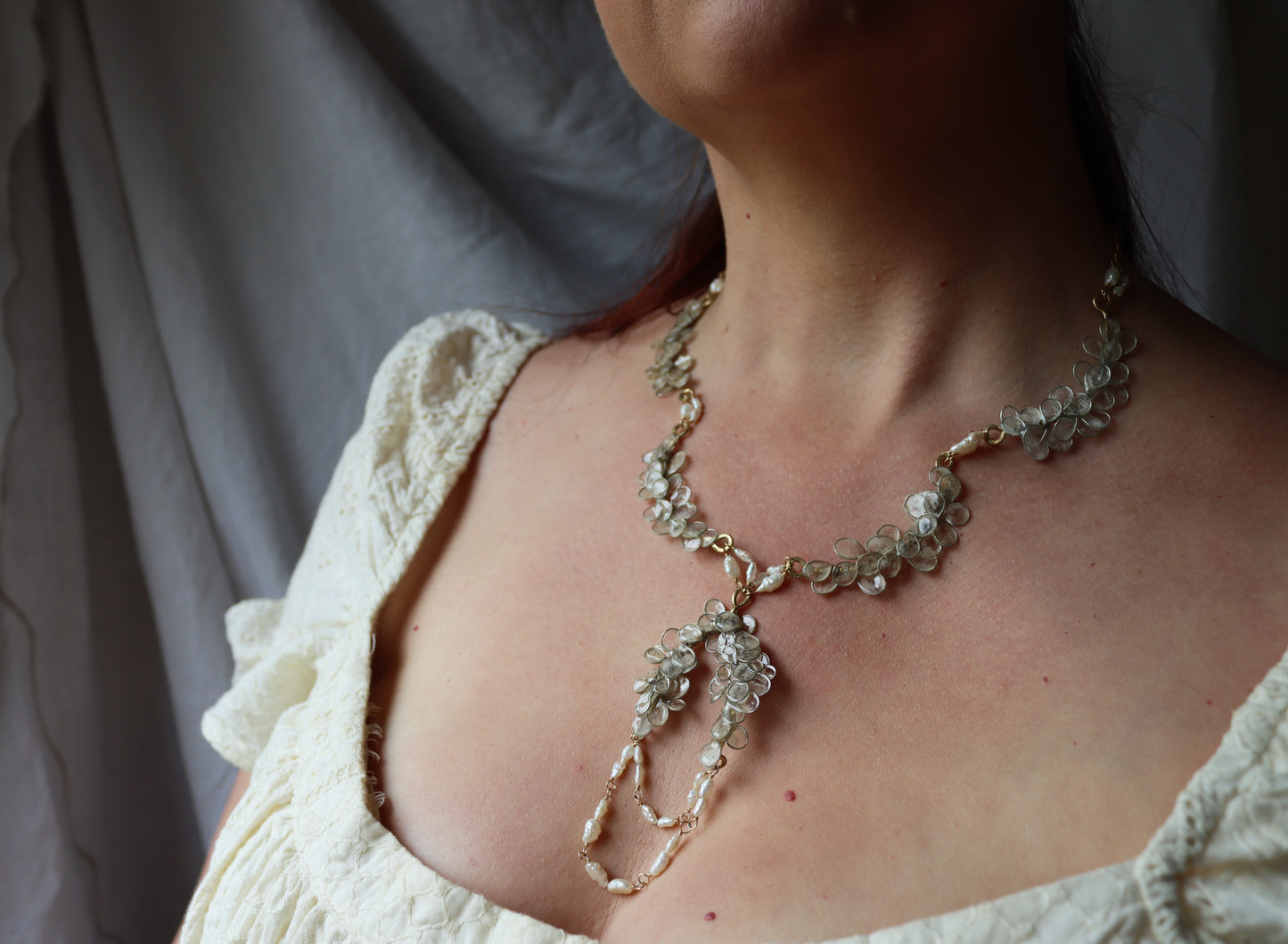 Quiet Snowdrift Necklace