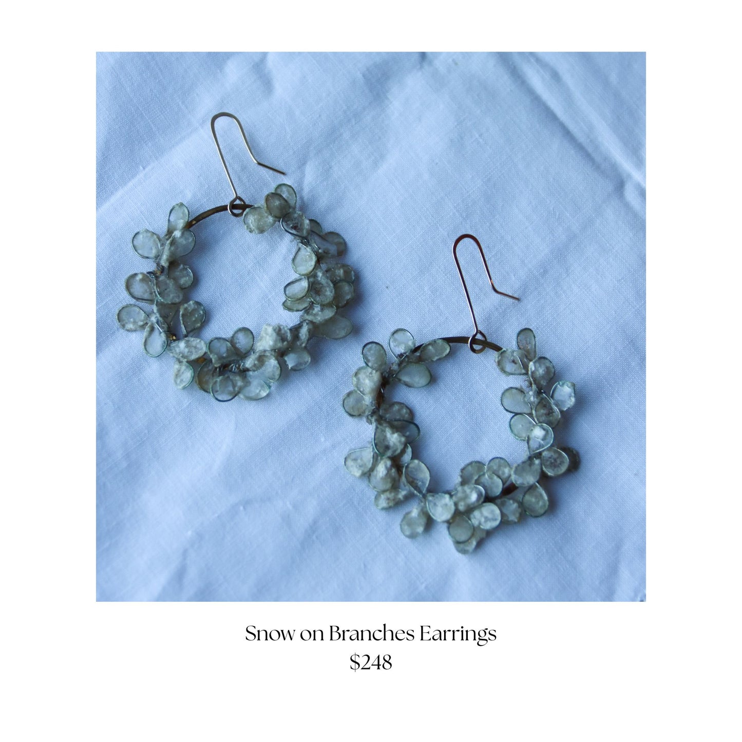 Private Listing for Sarah : Snow on Branches and Blue Hour in the Grove