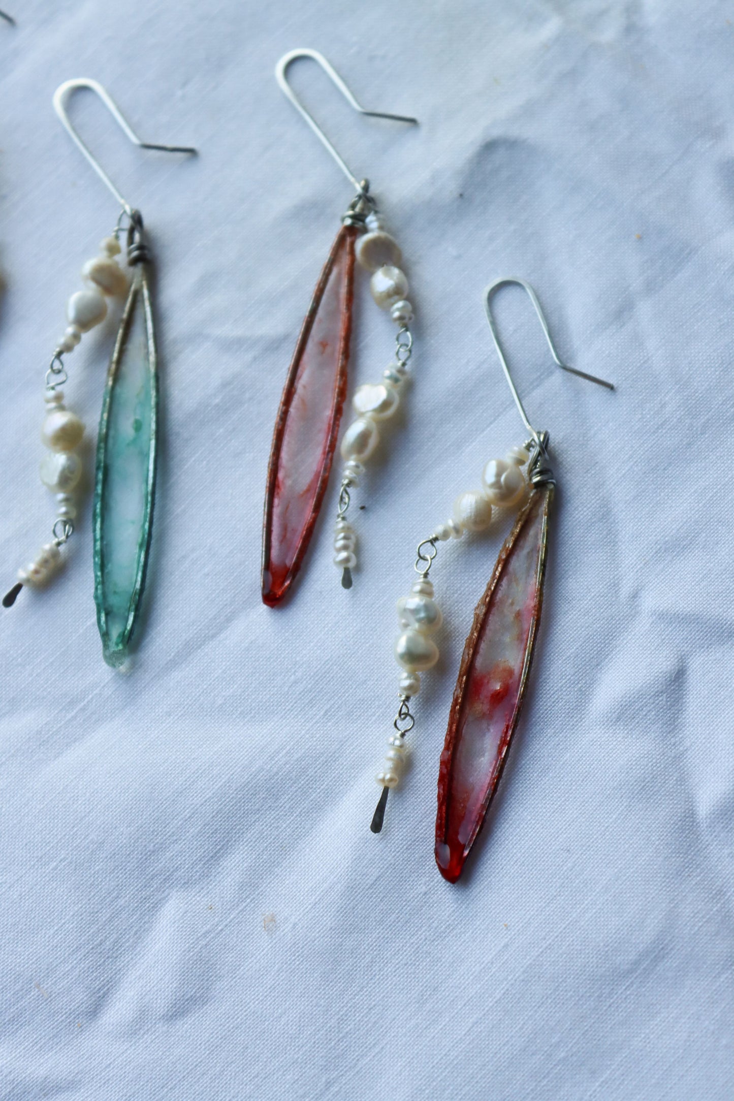 Snow in the Forest Earrings : multiple colors