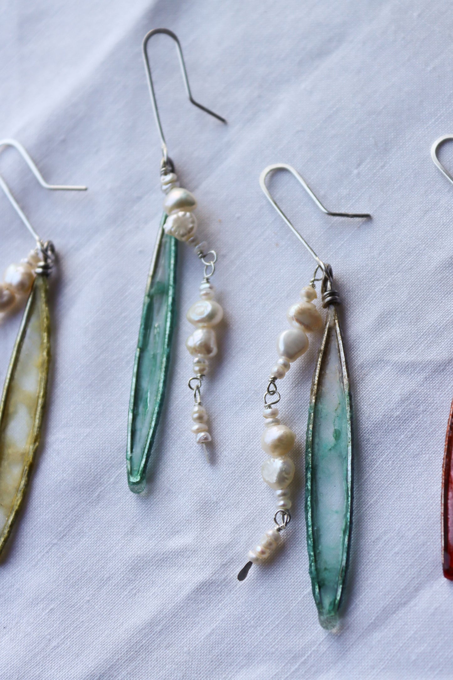 Snow in the Forest Earrings : multiple colors