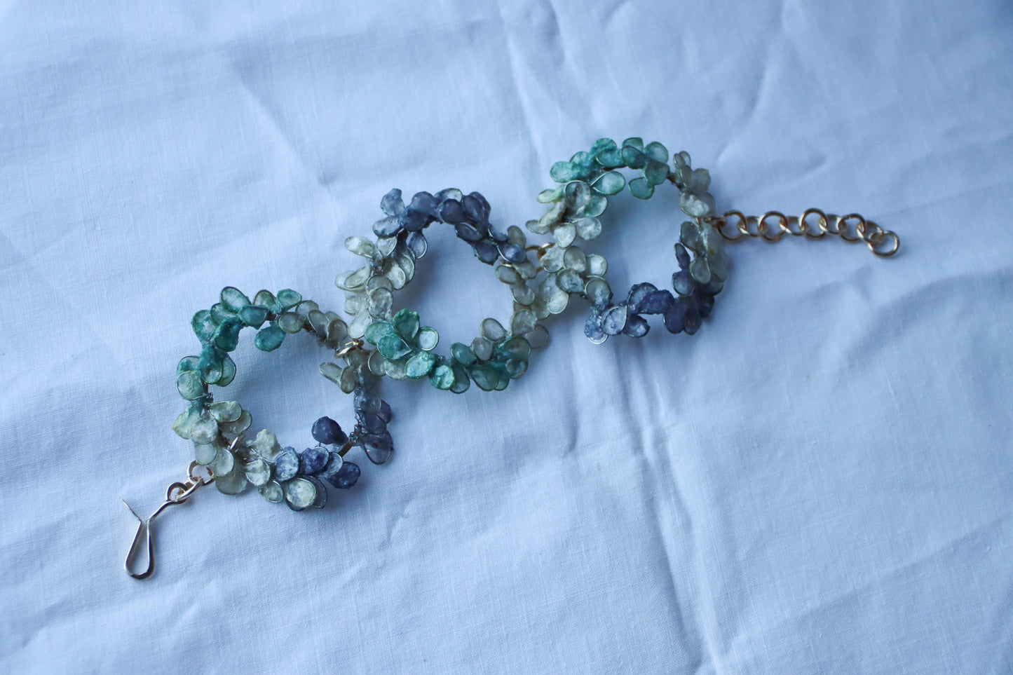 Snow on the Riverbank Bracelet