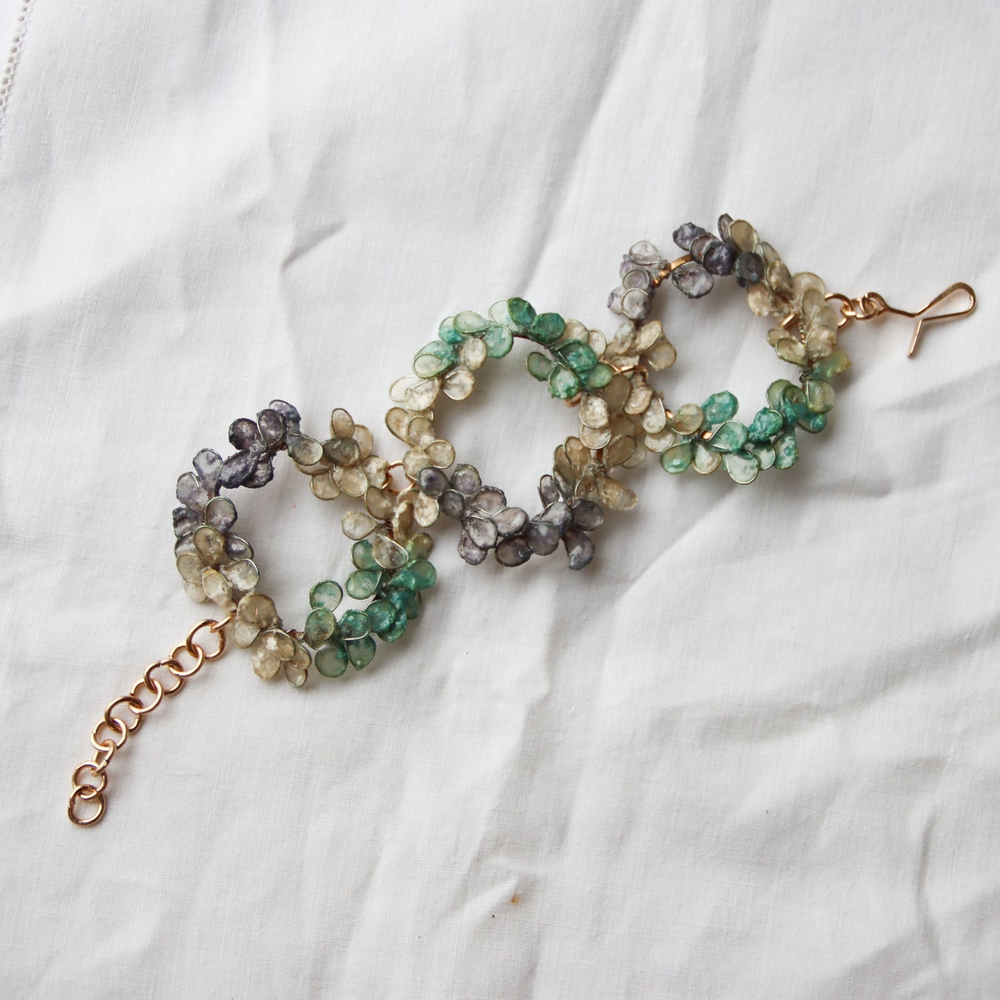 Snow on the Riverbank Bracelet