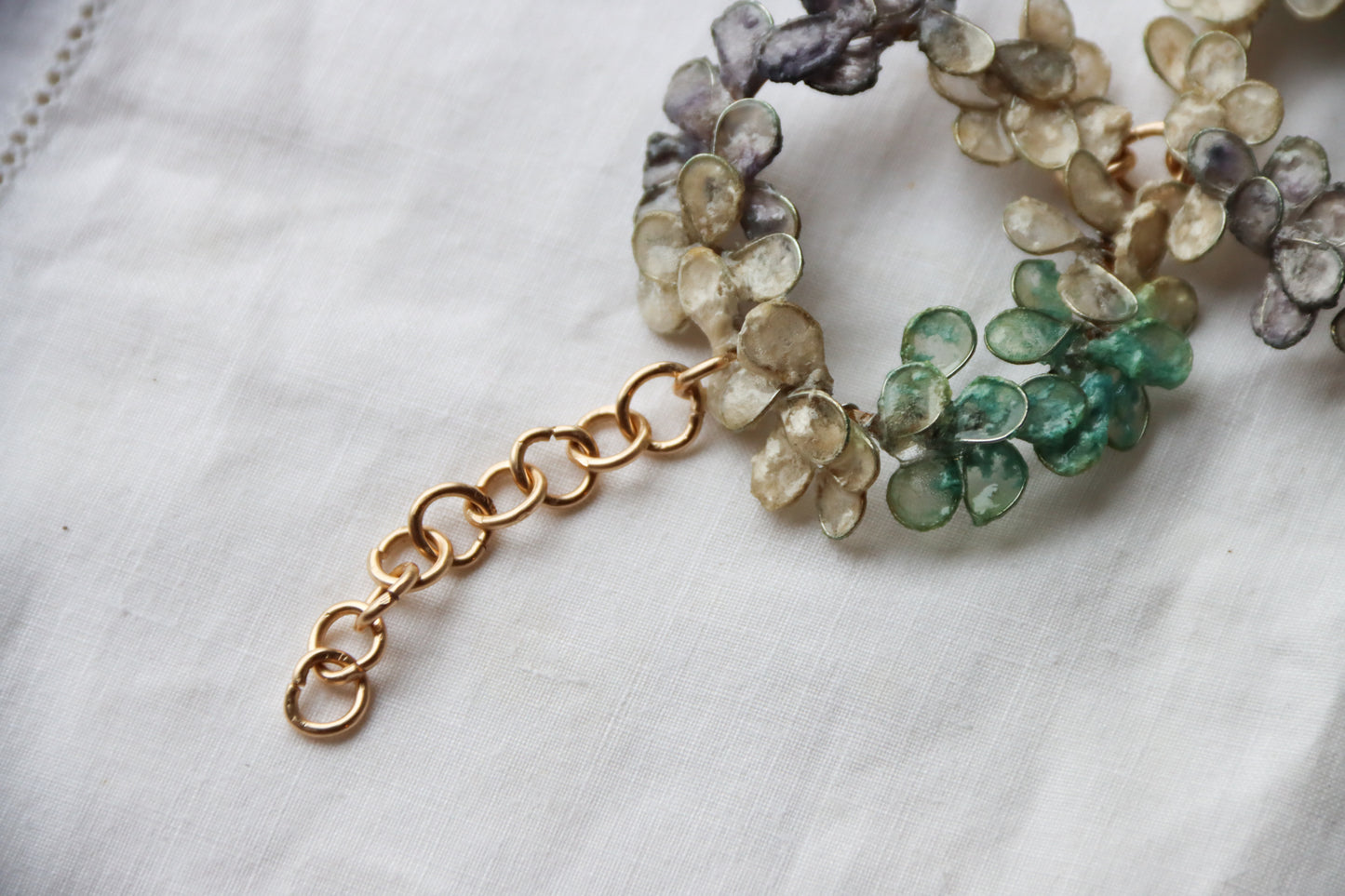 Snow on the Riverbank Bracelet