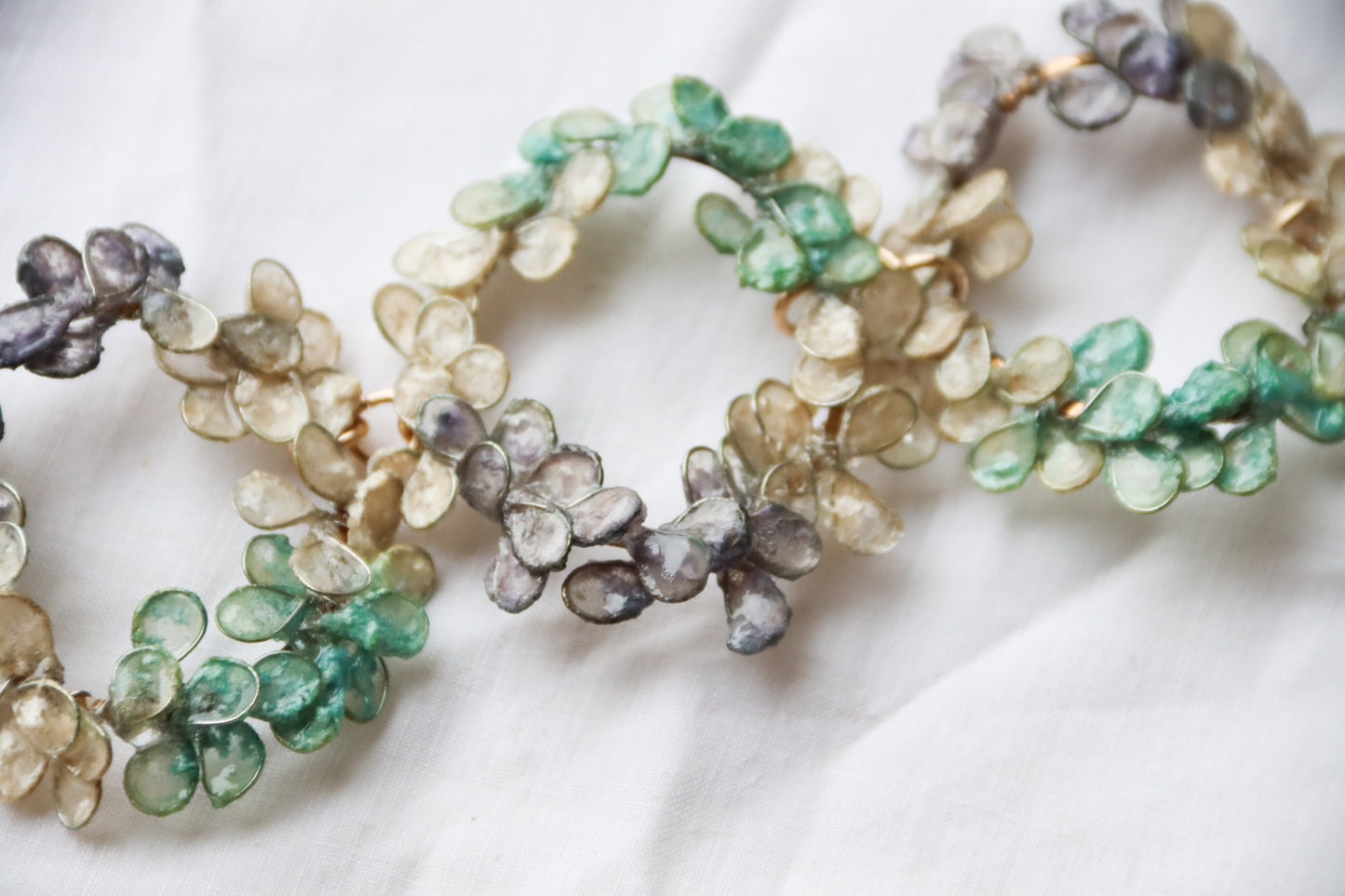 Snow on the Riverbank Bracelet