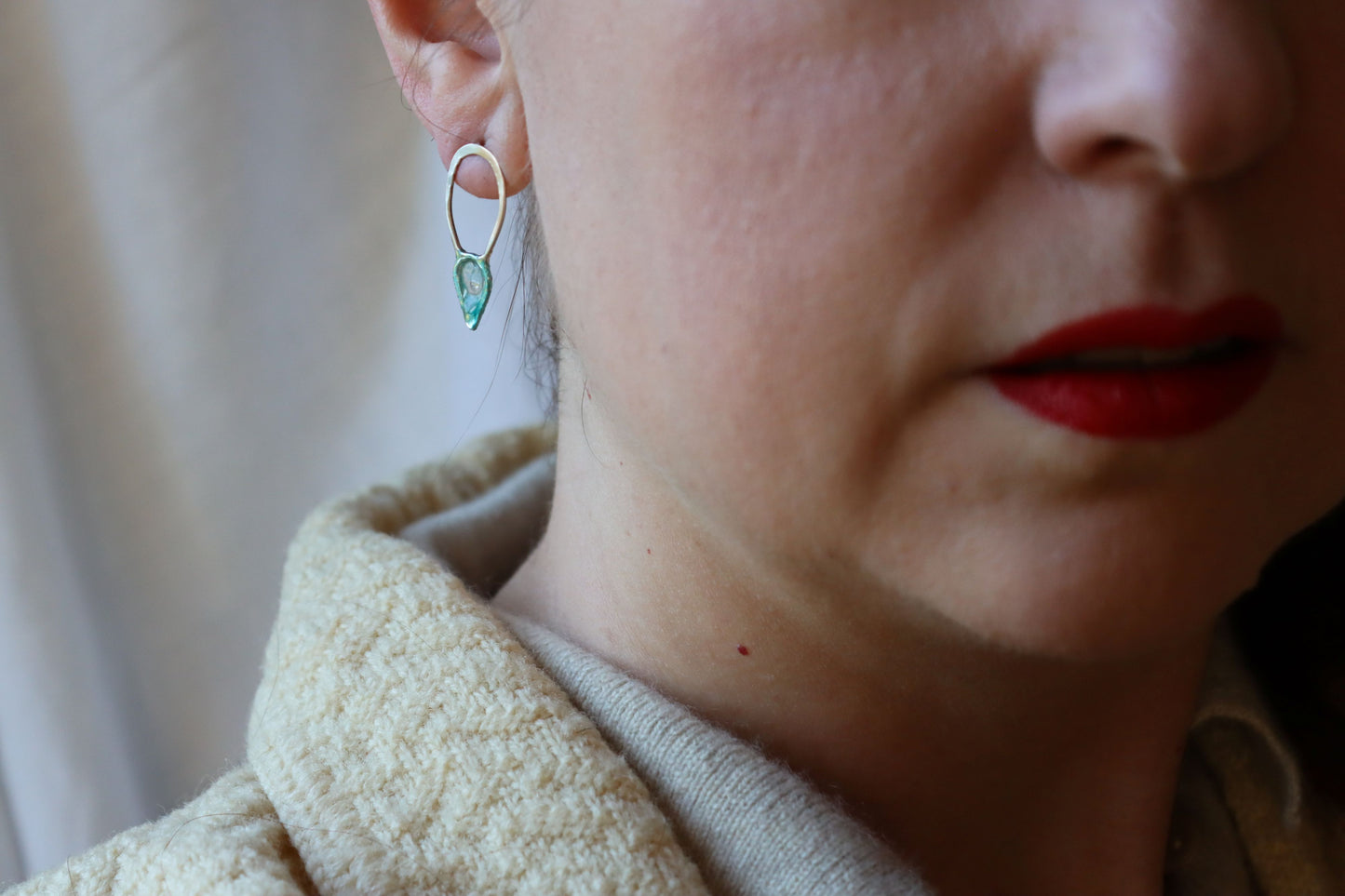 Sprouting Seed Earrings : multiple colors