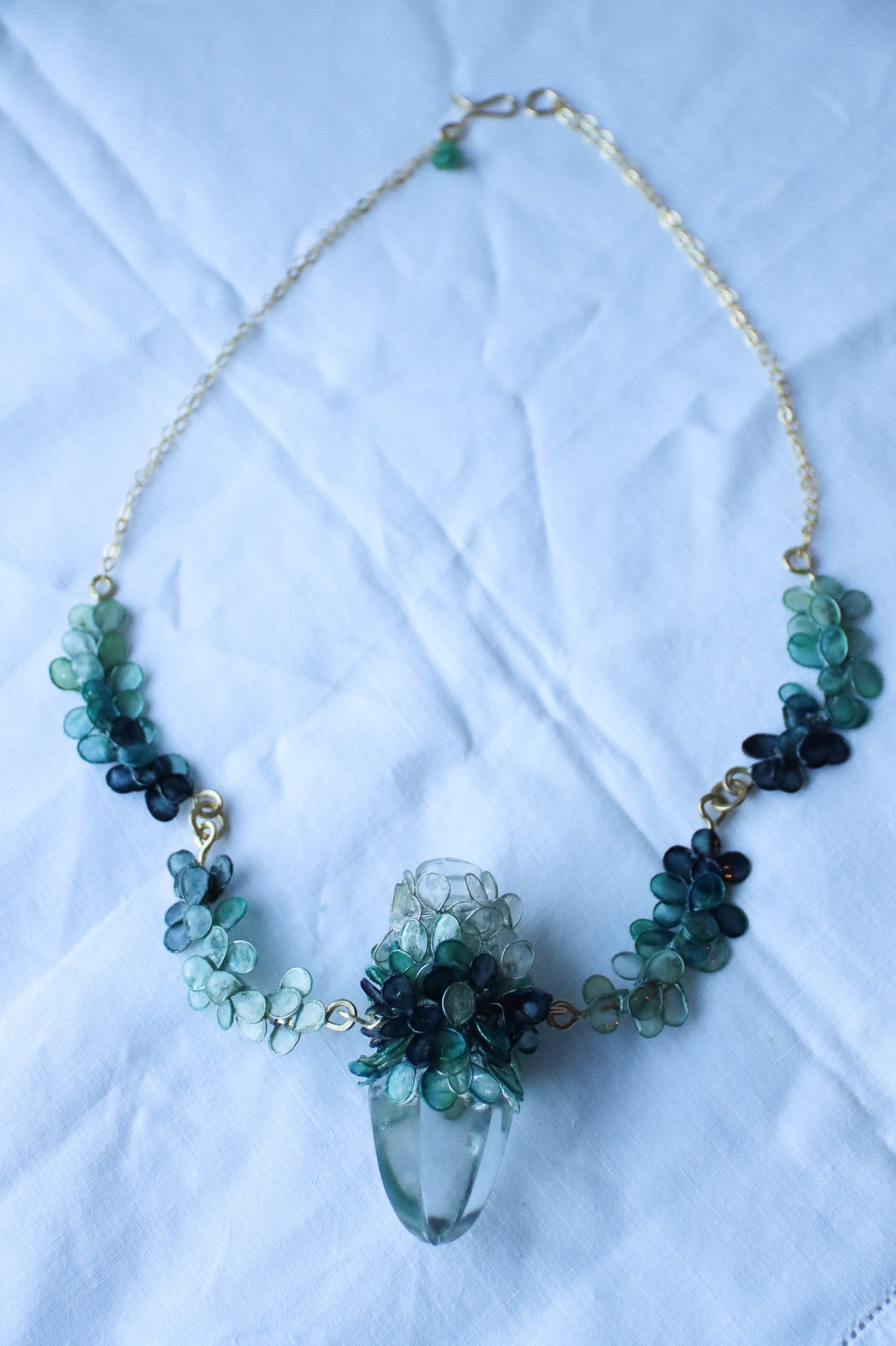 Sunlight through Frozen Trees Necklace