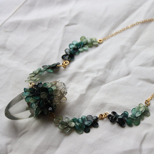 Sunlight through Frozen Trees Necklace